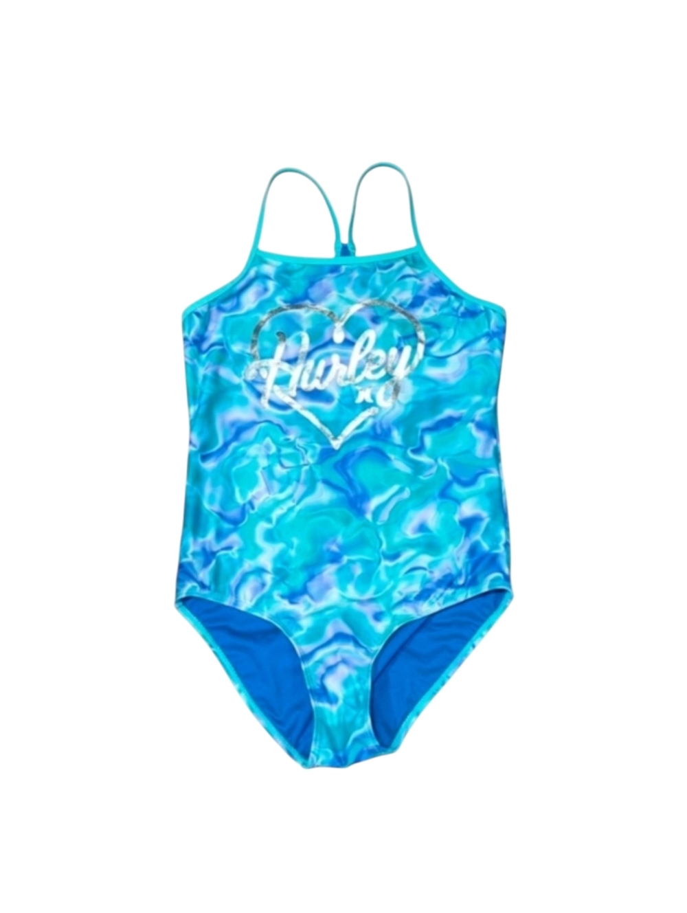 Hurley Girls One Piece Tie-Dye Swim Suit Size 10/12